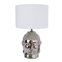 Galda lampa BUDDHA H34,5cm, sudrabs DH07177