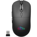 Media-Tech Bevielė pelė 2-in-1 (BT/RF) MT1124, 1200/2400/3200 DPI, 6 mygtukai, USB-C, tylus paspaudimas, juoda