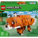 Lego Konstruktors Minecraft Lapsa 21588, 497 gab., kustīgas kājas, grozāms kakls, kustināma galva