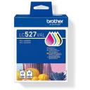 Brother Tinte Kārtridžs LC527VAL, 4-pack, līdz 1300 lappusēm (melns), līdz 900 lappusēm (krāsas)