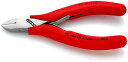 Elektronikas Diagonālie Grieži, KNIPEX, 77 11 115, 62 HRC cietība, ergonomiski rokturi