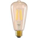 Tellur WiFi Filament Smart Bulb E27 TLL331191, 6W, 600lm, 220-240V, 2000K-5000K, E27, 2,4GHz, WPA2-PSK
