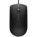 Dell Laidinė pelė MS116 570-AAIR, 1000 DPI, 3 mygtukai, USB, optinė, Plug&Play