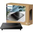 Philips Induktsioonipliit HD5850/90, 2000 W, 1 keeduplaat, 10 kuumuse seadistust, klaaskeraamiline pind, taimer