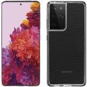 Krusell Tagumine kate 62243, Selge, TPU, &uuml;hilduv Samsung Galaxy S21 Ultra, kriimustuskaitse, juhtmevaba laadimine