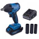 Scheppach Akutoimelise mutriv&otilde;ti BC-IW350-X 5909246400, 350 Nm, 0-2800 min-1, harjadeta mootor, 2 Ah aku