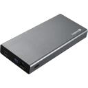 Sandberg Powerbank USB-C PD 100W 20000, 20000 mAh, 5 V, 2,4 A, 100 W, alumiinium, LED, Quick Charge 3.0