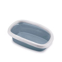 Cat toilet Sprint 20 58x39x17cm white/blue 2196570 STEFANPLAST