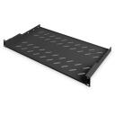 Digitus fiksēta plaukta rackiem DN-19 TRAY-1-SW, 25cm, 1U, melns, tērauds