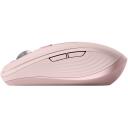 Logitech USB optinė pelė, MX 3S, 910-006931, 8000 DPI, 6 mygtukai, rožinė, Bluetooth, įkraunama, tylūs paspaudimai