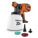 Dažų purkštuvas, POWERPLUS, POWDP7058, 20 V, 300 mm purškimo plotis, 3 purškimo režimai