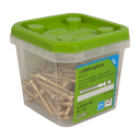 Skrūve betona grīdlīstēm ECS-CY,5,0x40 dzelteni cinkota 100gab. 105208 ESSVE