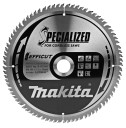 T.C.T. Zāģripa EFFICUT 260X2.15X30mm 10&deg; T80, B-67240 MAKITA