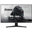 Iiyama G2441HSU-B1 LCD monitors, 60.5 cm, 1920 x 1080 px, IPS, 144 Hz, 1 ms, 2 skaļruņi, 1 HDMI, 1 DP, 2.0 USB centrmezgls