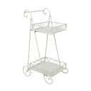 Ziedu statīvs SANDY 35x43xH75cm, antīki balts 76629