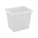 Nhg Ladustamiskarp 3229710, 425mm, 330mm, 347mm, l&auml;bipaistev, plastmass, ristk&uuml;lik, kaanega