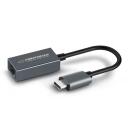 Esperanza PoE adapteris ENA102, 1xRJ-45, 1xUSB-C, 10/100/1000, 1000Mbit/s, Graphite, 1 gab.