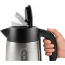 Bosch Veekeetja TWK4P440, 2400 W, 1.7 L, Roostevaba teras, 360&deg; p&ouml;&ouml;ratav alus, Must/Roostevaba teras