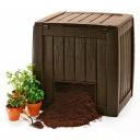 Komposta kaste Deco Composter ar pamatni 340L brūna KETER 29196661521