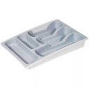 Лоток для столовых приборов раздвижной 30x42x6,4cм серый 0805752845 Curver