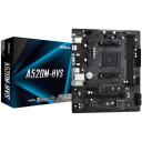 Asrock Материнская плата A520M-HVS, 2 x DIMM, 64 ГБ, 1 x PCIe 3.0 x16, 1 x PCIe 3.0 x1, 4 x SATA3, 1 x Ultra M.2, 7.1 CH HD Audio
