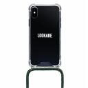 Lookabe Kaklarota iPhone X/Xs LOO013, 5.8'', Zaļ&scaron;, ūdensizturīgs, netīrumus atgrūdo&scaron;s, regulējams 1.5m