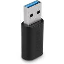 Lindy 41904 USB adapteris, 1 USB-C, 1 USB 3.2, juodas, 24.4x15.5x9.6mm