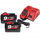 Battery and charger M18 NRG-902 4933451422 MILWAUKEE