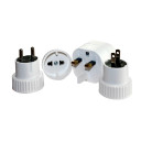 Pasaules ceļojumu adapteris, 4 spraudņi, R100350, BasicNature