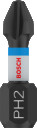PRO Impact PH skrūvgriežu uzgaļi, izturīgi un augstas slodzes, 25 mm, 2608522403, BOSCH