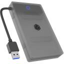 Raidsonic Icy Box adapteris 1x HDD/SSD ar aizsardzības kārbu IB-AC603b-U3, SATA III, USB 3.2 Gen 1, 2.5", 5 Gbit/s, melns