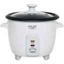 Adler Riisi keetja AD 6418, 0,6 L, 300 W, 2 funktsiooni, eemaldatav kauss, automaatne soojapidamine, klaasist kaas