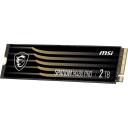 MSI SSD M.2 S78-440Q600-P83 2TB, Lugemise kiirus 7400 MB/s, Kirjutamise kiirus 7000 MB/s, 3D NAND, PCIe 4.0, TBW 1400