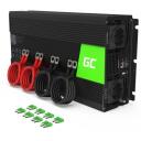 Green Cell Muundur INV21, 3000 W, 24 V, 230 V, 0-90 %, 0-40 &deg;C, Li-Ion, 1 ms, must v&auml;rv