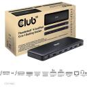 Club3D Thunderbolt 4 sertifitseeritud 12-in-1 dokk CSV-1582, 1xThunderbolt 4, 2xUSB3.2 Gen2 Type-A, 1xUSB3.2 Gen2 Type-C, 2xUSB2.0
