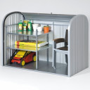 Mantu glabātuve StoreMax 120 (117 x 73 x 109 cm), sudraba; 72060 BIOHORT