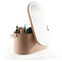 Rio Meikikorraldaja kast peegliga CSBB-EU/1.6, 24.1cm x 11.7cm x 10.4cm, USB laaditav, LED valgustus, kaasaskantav disain
