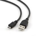 Gembird USB 2.0 A-plug į Micro B-plug 0.5 m kabelis juodas, auksiniai kontaktai, 0.02 kg