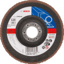 Slīpp.slīpšķīvis metālam D=125 mm, K 120, 1 gab., Mazām leņķa slīpmašīnām X551 EXPERT FOR METAL VĒDEKĻVEIDA DISKI, IZLIEKTĀ VERSIJA, 2608607347, BOSCH