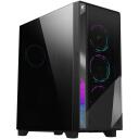 Gigabyte Korpus AORUS C500 GLASS AC500G, 2xUSB 3.0, E-ATX, kuni 420mm vedelikjahutusele, RGB Fusion 2.0