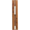 4Living песочные часы 3192034, 300mm, 60mm, дерево, для сауны, белый песок, время дренажа 15 мин
