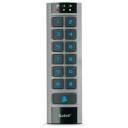 Satel считыватель карт с клавиатурой ACCO-SCR-BG, 47 x 158 x 24 мм, поддержка 125 кГц, светодиодные индикаторы, встроенный зуммер