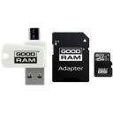 Goodram atminties kortelė microSDHC M1A4-1280R12, 128 GB, 100 MB/s, 10 MB/s, UHS-I Class 10, SD, USB adapteris