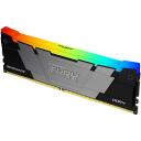 Kingston FURY operatīvā atmiņa DIMM, KF440C19RB2AK2/16, 16GB, 4000MT/s, CL19, RGB apgaismojums, heatsink