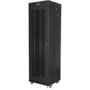 Lanberg Rack kapp 19" vabalt seisv 42U/600x600, FF01-6642-23BL, must, 251&deg; esiseina avamine, k&otilde;rgus 212.7cm