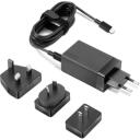 Lenovo 65W USB-C reisijate adapter G0A6N065WW, 65 W, AC 100-240 V, USB-C, 4 pistikut, 1.8 m kaabel