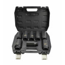 3/4" HEX dziļo triecienu uzgriežņu atslēgu komplekts 8 gab., CrMo tērauds, 24-38mm, AW38856BL, AWTOOLS