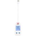 Uni-T USB testers UT658A, 4&ndash;24 V DC, 0.05&ndash;3 A DC, 0&ndash;99,999 mAh, 0&ndash;1000 Wh, 1&ndash;480 &Omega;, QC 3.0, 10 datu kopas