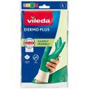 Vileda Dermo Plus L Kindad 177722, puuvill, nitril, 2, veekindlad, mustusekindlad, libisemiskindlad