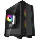 Deepcool Korpus CC360 R-CC360-BKAPM3-G-1, 2x3.5'', 3x2.5'', 4 laiendusslotti, 1xUSB3.0, 1xUSB2.0, 1xAudio